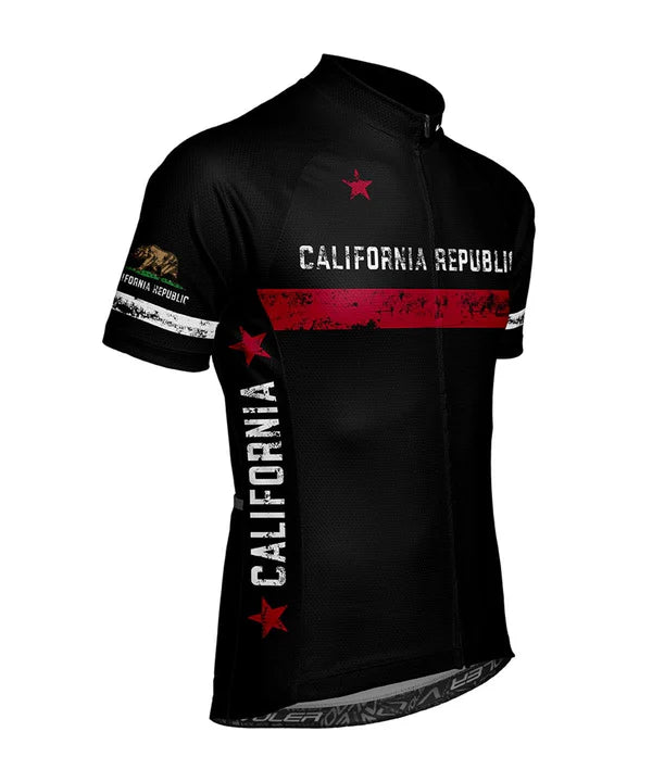 California Vintage Men’s Peloton Cycling Jersey