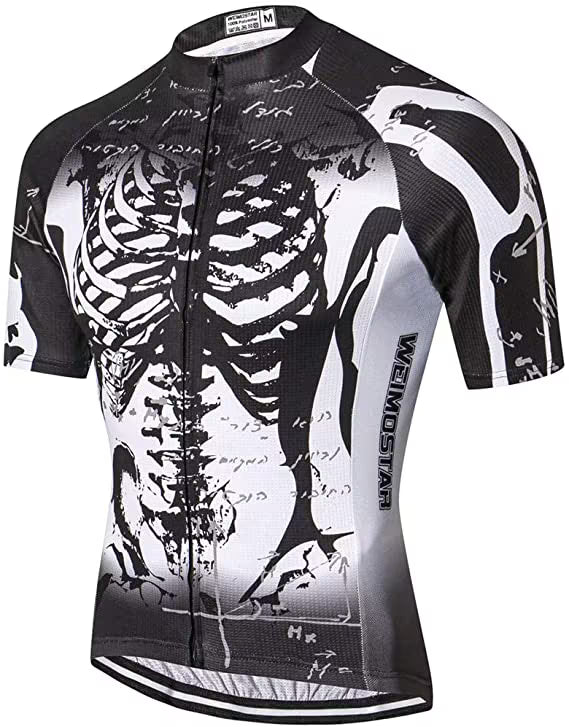 Skeleton Graphic Cycling Jersey – XXL