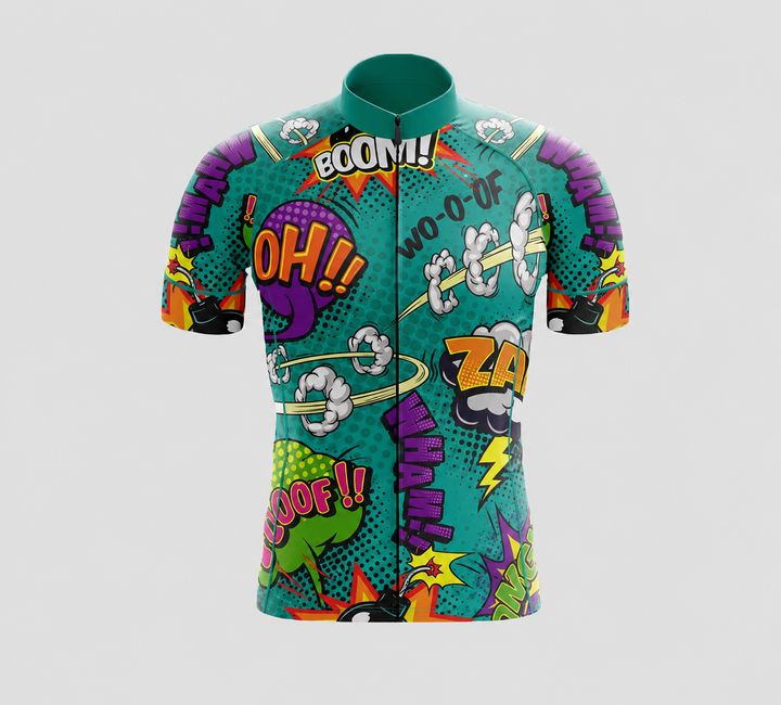 Funny Comic Men’s Short-Sleeve Cycling Kit