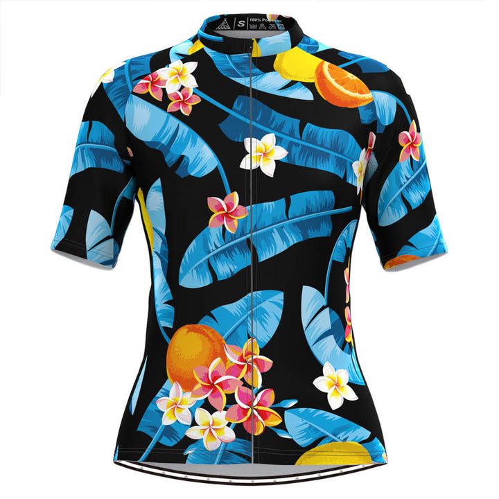 Women’s Tropical Floral Hawaiian Cycling Jersey
