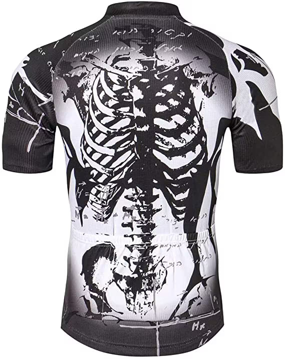 Skeleton Graphic Cycling Jersey – XXL