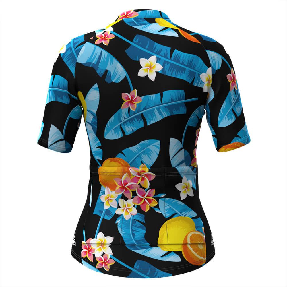 Women’s Tropical Floral Hawaiian Cycling Jersey