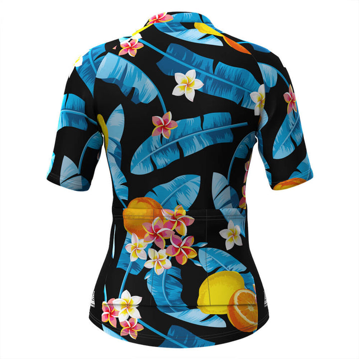 Women’s Tropical Floral Hawaiian Cycling Jersey