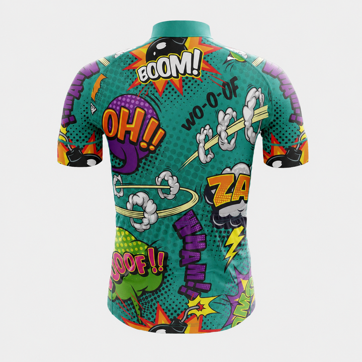 Funny Comic Men’s Short-Sleeve Cycling Kit