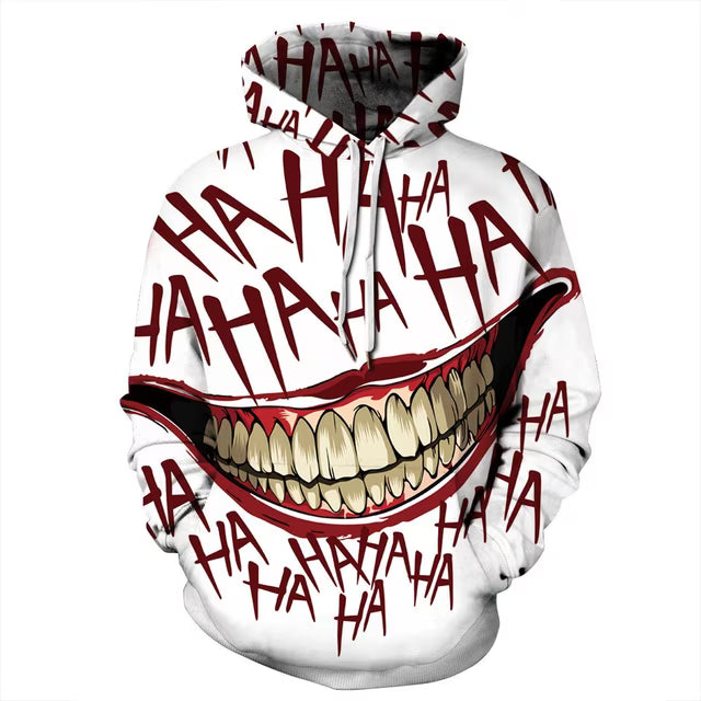 3D Joker Graffiti Unisex Cosplay