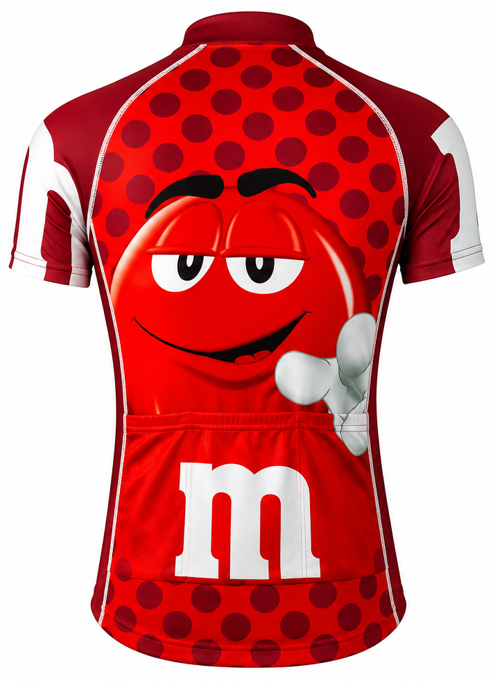 Brainstorm Gear Official M&Ms Red Men’s Cycling Jersey