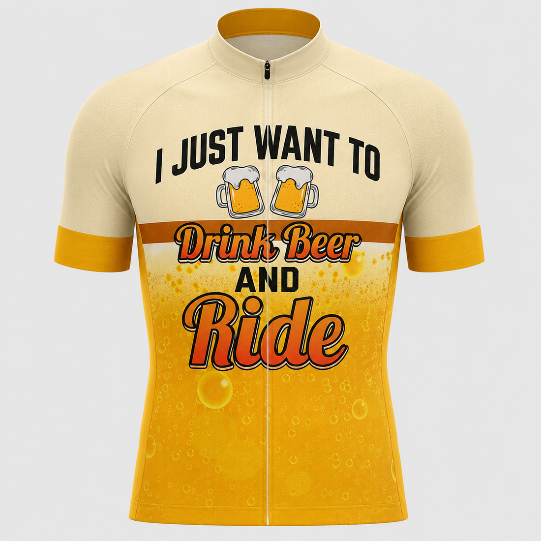 I Just Want to Drink Beer & Ride Cycling Jersey