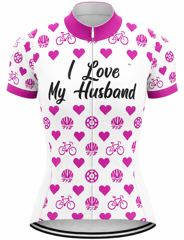 I Love My Husband Women’s Cycling Jersey