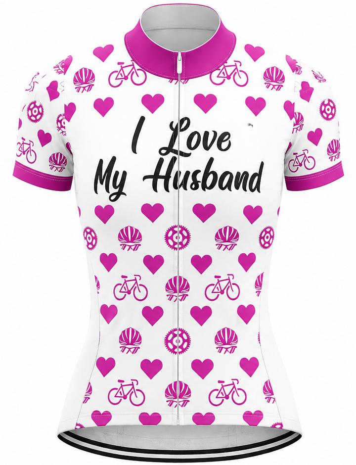 I Love My Husband Women’s Cycling Jersey