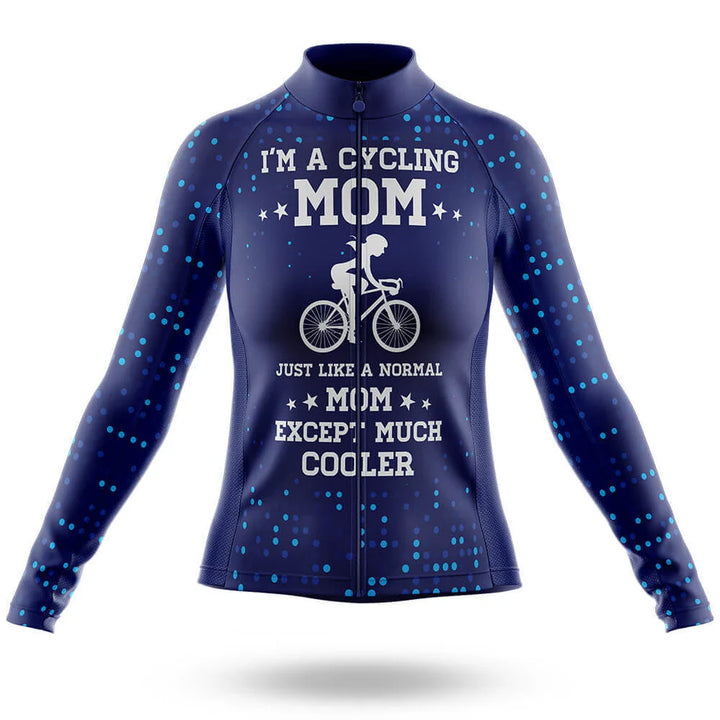 Women’s Proud Cycling Mom Jersey (I'm a cycling mom)