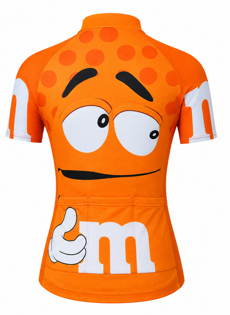 Men’s Cartoon Short-Sleeve Cycling Jersey