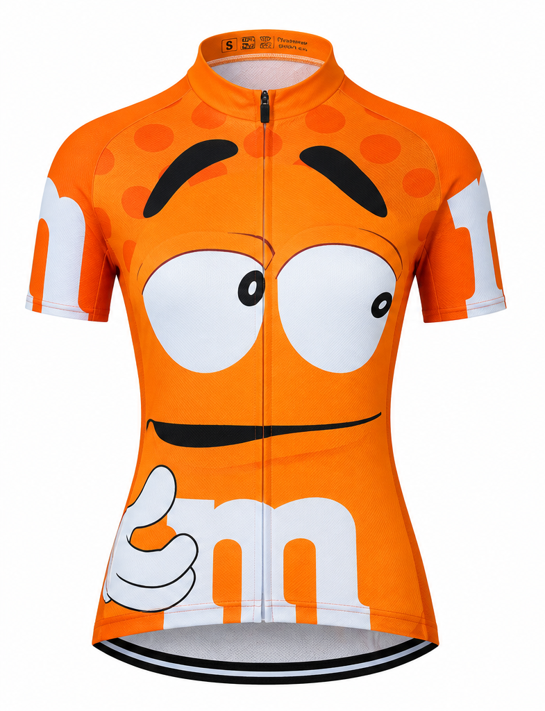 Men’s Cartoon Short-Sleeve Cycling Jersey