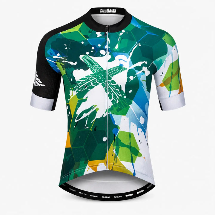Men’s Tropical Abstract Cycling Jersey