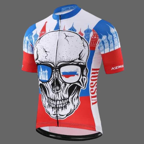 Russian Skull Men’s Cycling Jersey