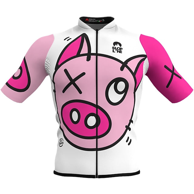 Men’s Graphic Terylene Quick-Dry Cycling Jersey