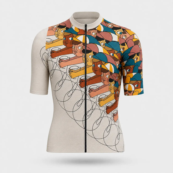 Unisex Vinyl Pulse Summer Cycling Jersey