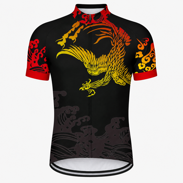 Widewins Men’s Quick-Dry Short-Sleeve Cycling Jersey