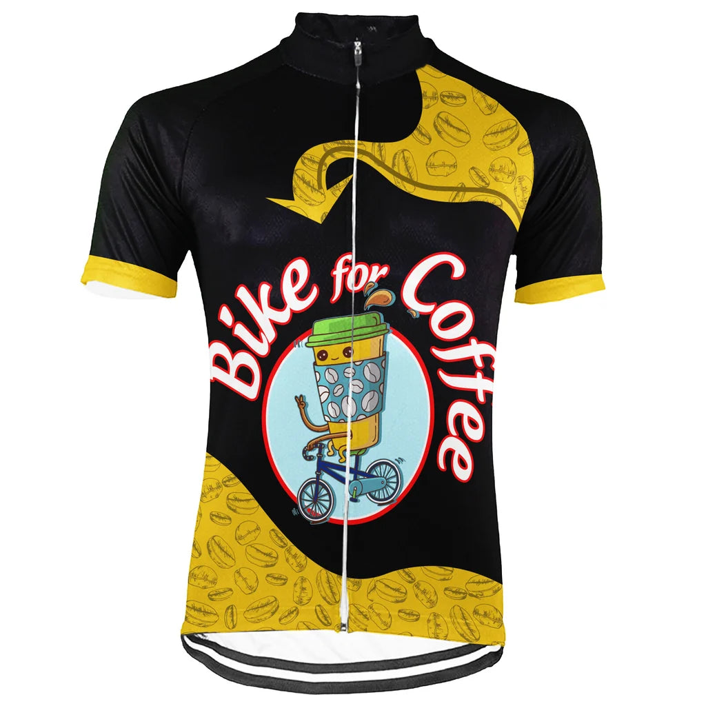Custom Coffee Men’s Short-Sleeve Cycling Jersey