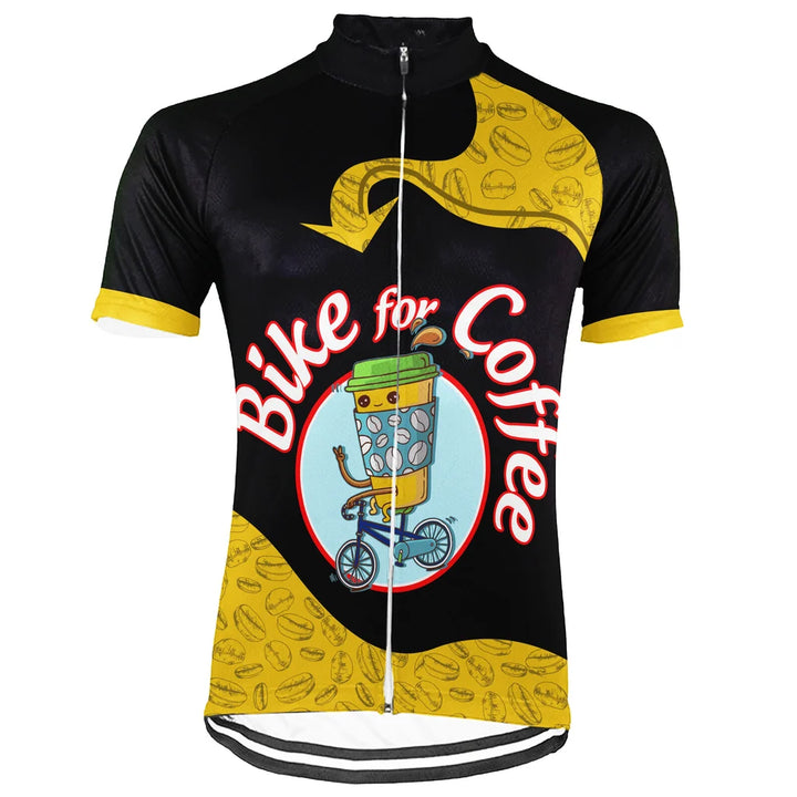 Custom Coffee Men’s Short-Sleeve Cycling Jersey