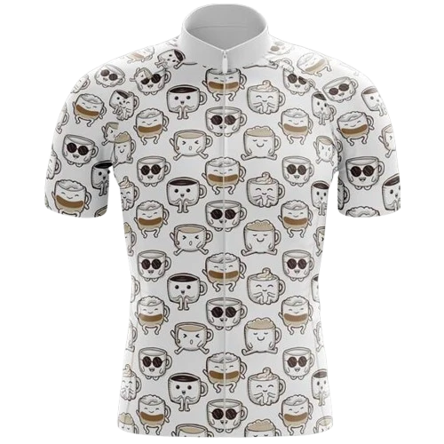 Cute Coffee Cycling Jersey