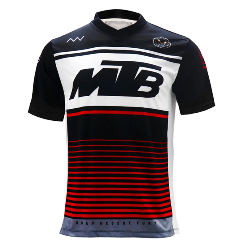 2022 Mens Short Sleeve Cycling Jersey MTB Downhill Shirt DH MX Uniform Mountain Bike Clothing Summer Motocross Wear T-Shirt