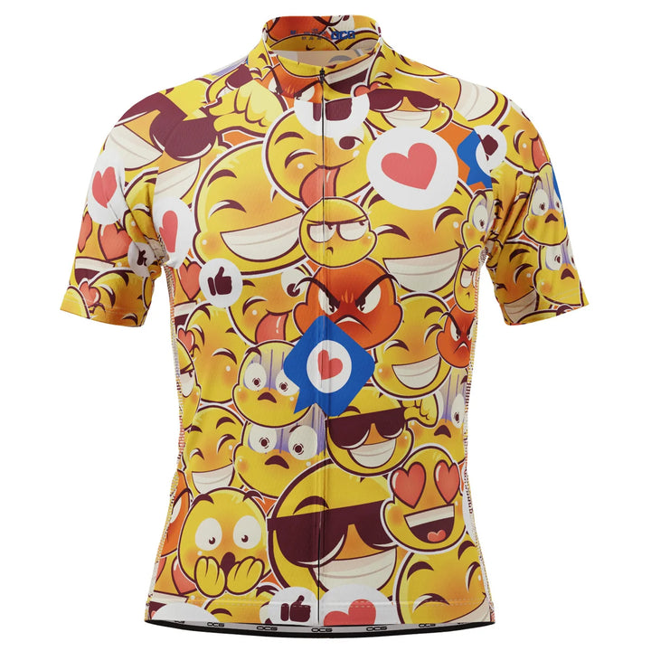 Men’s Emoji Mayhem Short-Sleeve Cycling Jersey