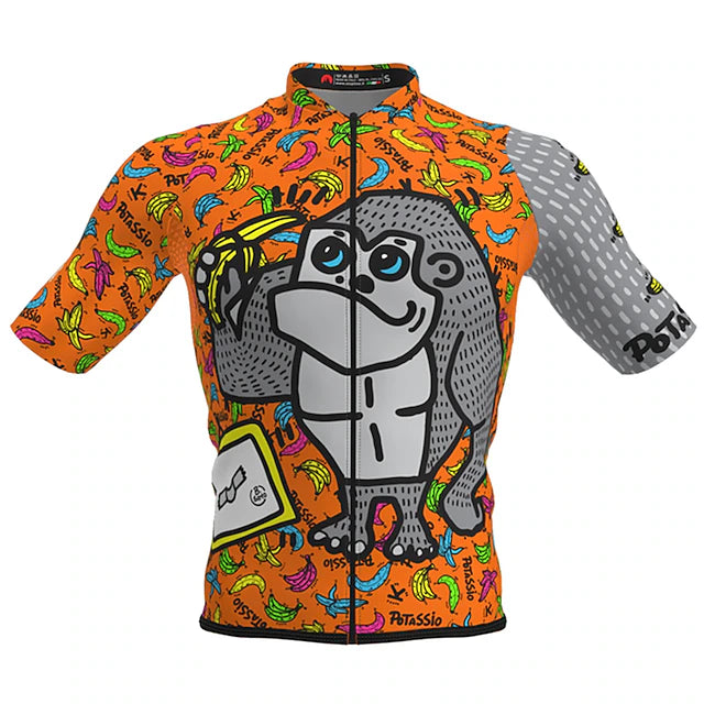 Men’s Graphic Terylene Quick-Dry Cycling Jersey