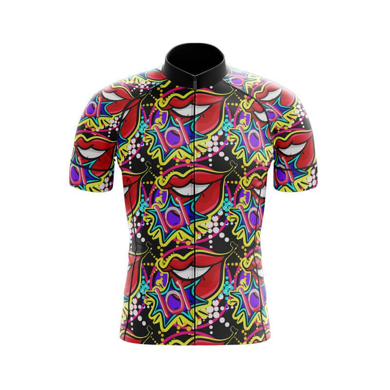 Graffiti V8 Club-Fit Cycling Jersey