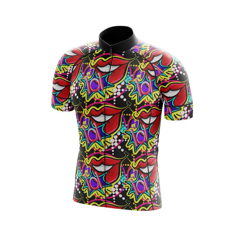 Graffiti V8 Club-Fit Cycling Jersey