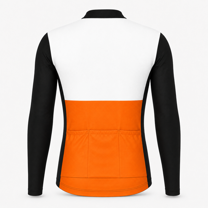 Men’s Halloween Jack Face Long-Sleeve Cycling Jersey