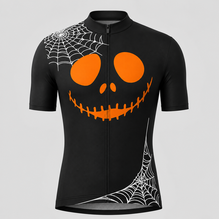 Jack Face Spider Men’s Halloween Cycling Jersey