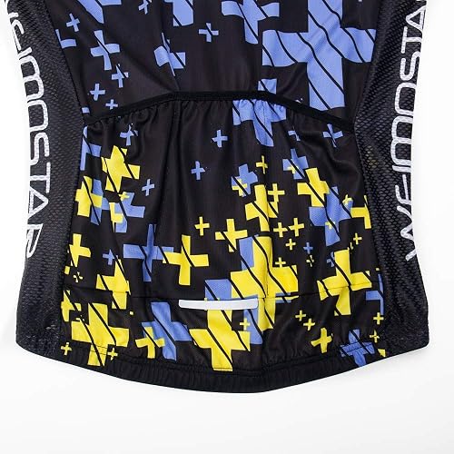 Shenshan Men’s Black & Yellow Cycling Jersey
