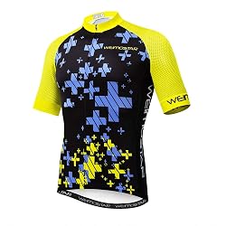 Shenshan Men’s Black & Yellow Cycling Jersey