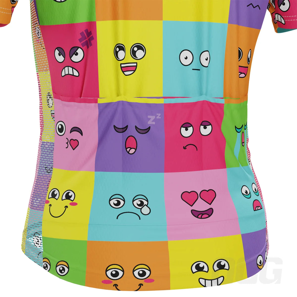 Men’s Emoji Fever Short-Sleeve Cycling Jersey