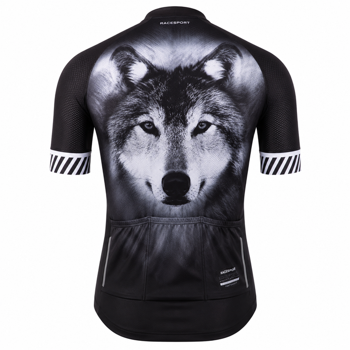 Lone Wolf Retro Cycling Jersey