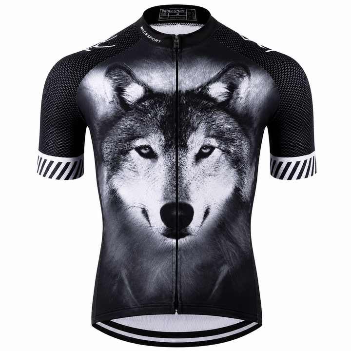 Lone Wolf Retro Cycling Jersey